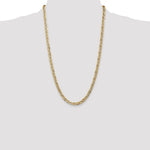 14k 5.25mm Concave Anchor Chain - Product Photo