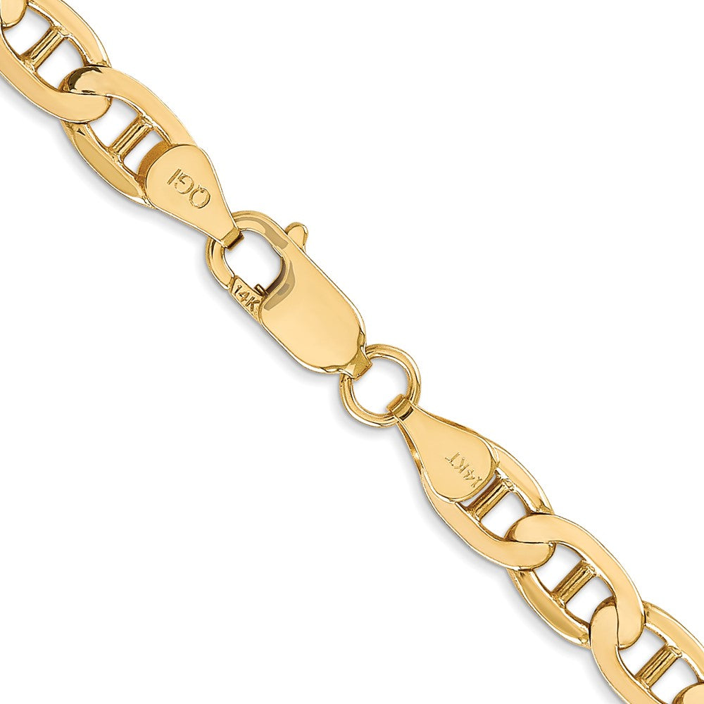 14k 6.25mm Concave Anchor Chain - Product Photo