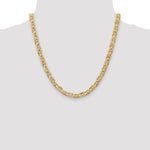 14k 6.25mm Concave Anchor Chain - Product Photo