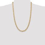 14k 6.25mm Concave Anchor Chain - Product Photo