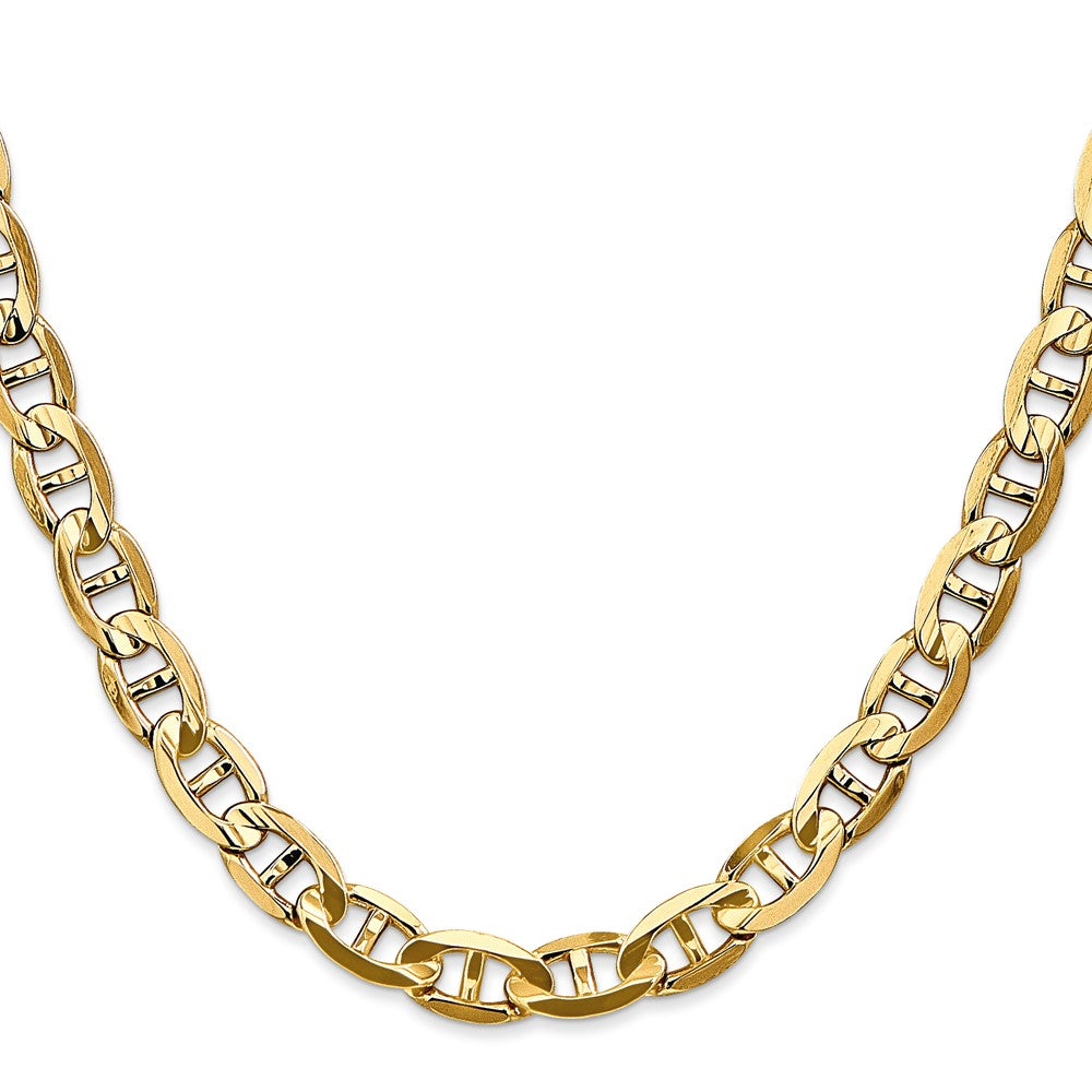 14k 7mm Concave Anchor Chain - Product Photo