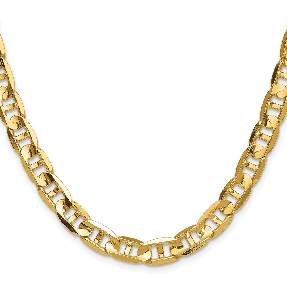 14k 8mm Concave Anchor Chain - Product Photo