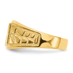 14k 13.0x8.5mm Open Back Mens Signet Ring - Product Photo