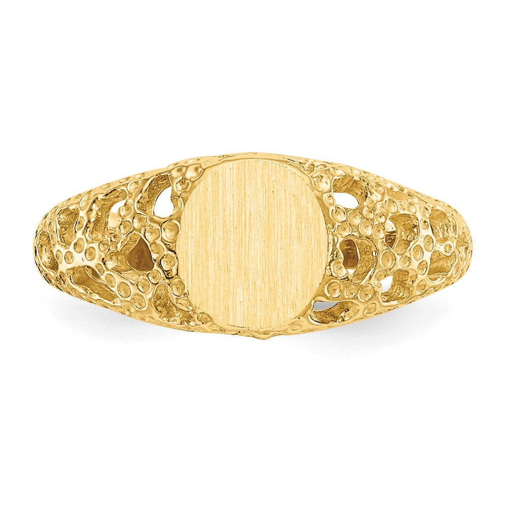 14k Signet Ring - Product Photo