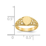 14k Signet Ring - Product Photo