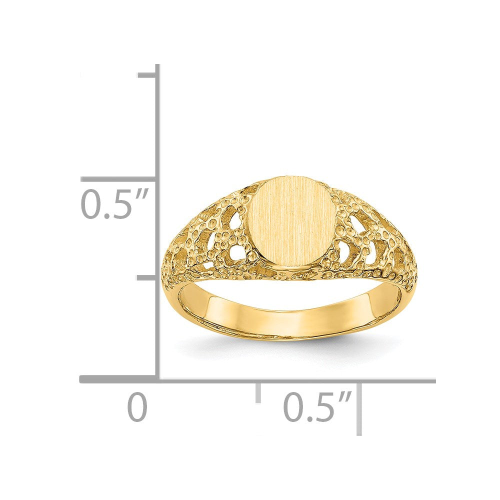 14k Signet Ring - Product Photo