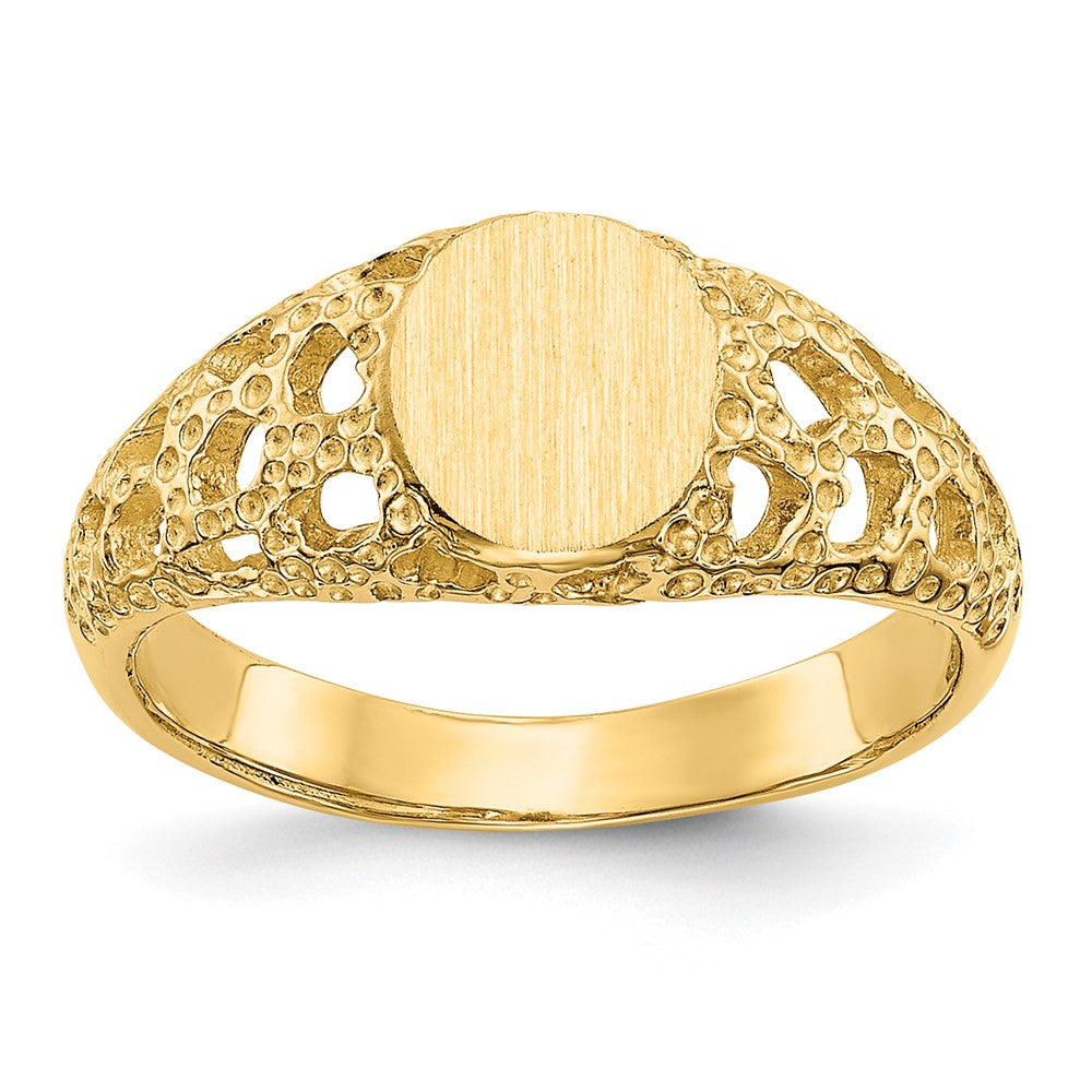 14k Signet Ring - Product Photo