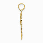 14K Yellow Gold Polished Santa Charm - Product Photo