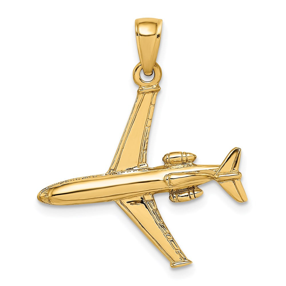 14k 3-D Jet Charm - Product Photo
