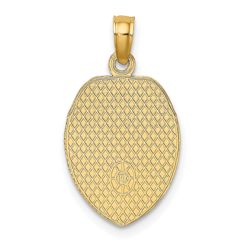 14k Police Officer Badge Pendant - Product Photo