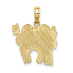 14k Polished Flat-Backed Dental Charm - Product Photo