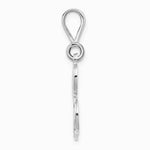 10K / 14K White Gold 10KW Filigree Initial L Pendant - Product Photo