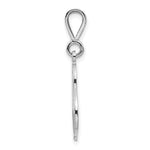 10K / 14K White Gold 10KW Filigree Initial S Pendant - Product Photo