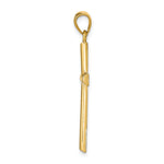 10K / 14K Yellow Gold Cross Pendant - Product Photo