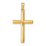 10K / 14K Yellow Gold Cross Pendant - Product Photo