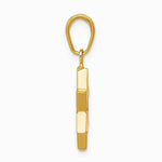 10K / 14K Yellow Gold Polished Star of David Pendant - Product Photo