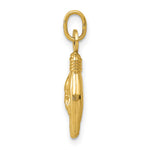 14K 3D Rock On Sign Charm - Product Photo