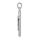 14k White Gold Crucifix Pendant - Product Photo