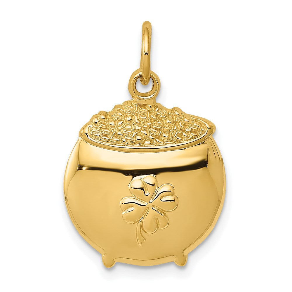 14k Pot of Gold Charm - Product Photo