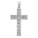 14K Two-tone Crucifix Pendant - Product Photo