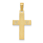14k RN Cross Charm - Product Photo