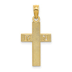 14k RN Cross Charm - Product Photo