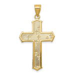 14k Passion Cross Pendant - Product Photo
