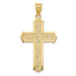 14k Passion Cross Pendant - Product Photo