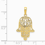 10K / 14K Yellow Gold Chamseh Pendant - Product Photo