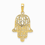 10K / 14K Yellow Gold Chamseh Pendant - Product Photo