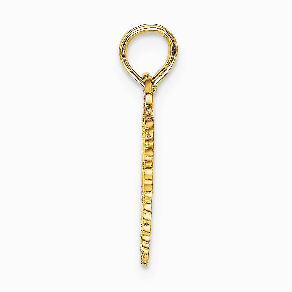 10K / 14K Yellow Gold BEST FRIENDS FOREVER Break Apart Pendant - Product Photo