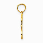 10K / 14K Yellow Gold SWEET 16 Pendant - Product Photo