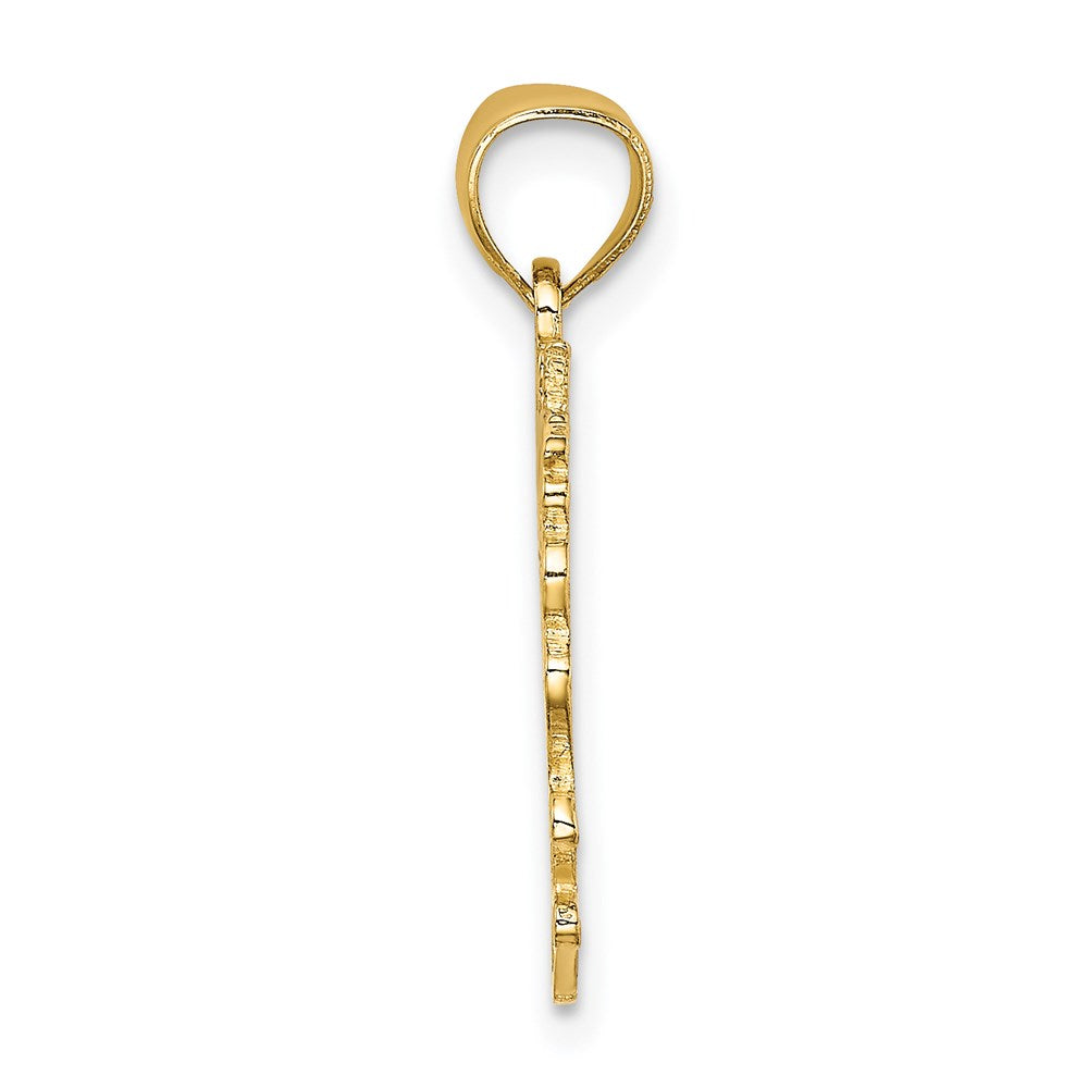 14K Yellow Gold BEST MOM Charm - Product Photo