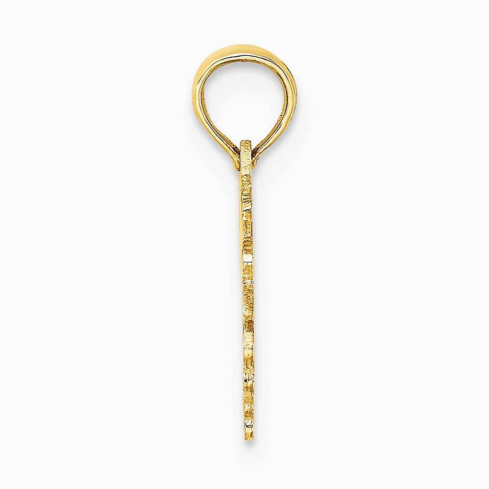 10K / 14K Yellow Gold 100% TAURUS Zodiac Charm - Product Photo