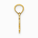 10K / 14K Yellow Gold 100% VIRGO Zodiac Charm - Product Photo