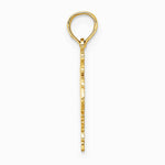 10K / 14K Yellow Gold 100% SCORPIO Zodiac Charm - Product Photo
