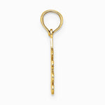 10K / 14K Yellow Gold 100% SAGITTARIUS Zodiac Charm - Product Photo