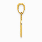 10K / 14K Yellow Gold New York Skyline in Apple Pendant - Product Photo