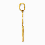 10K / 14K Yellow Gold 4-Leaf Clover Pendant - Product Photo