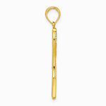 14K Yellow Gold Fancy Angel Charm - Product Photo