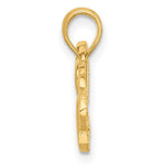 14K Polished Fancy Heart and Paw Charm - Product Photo