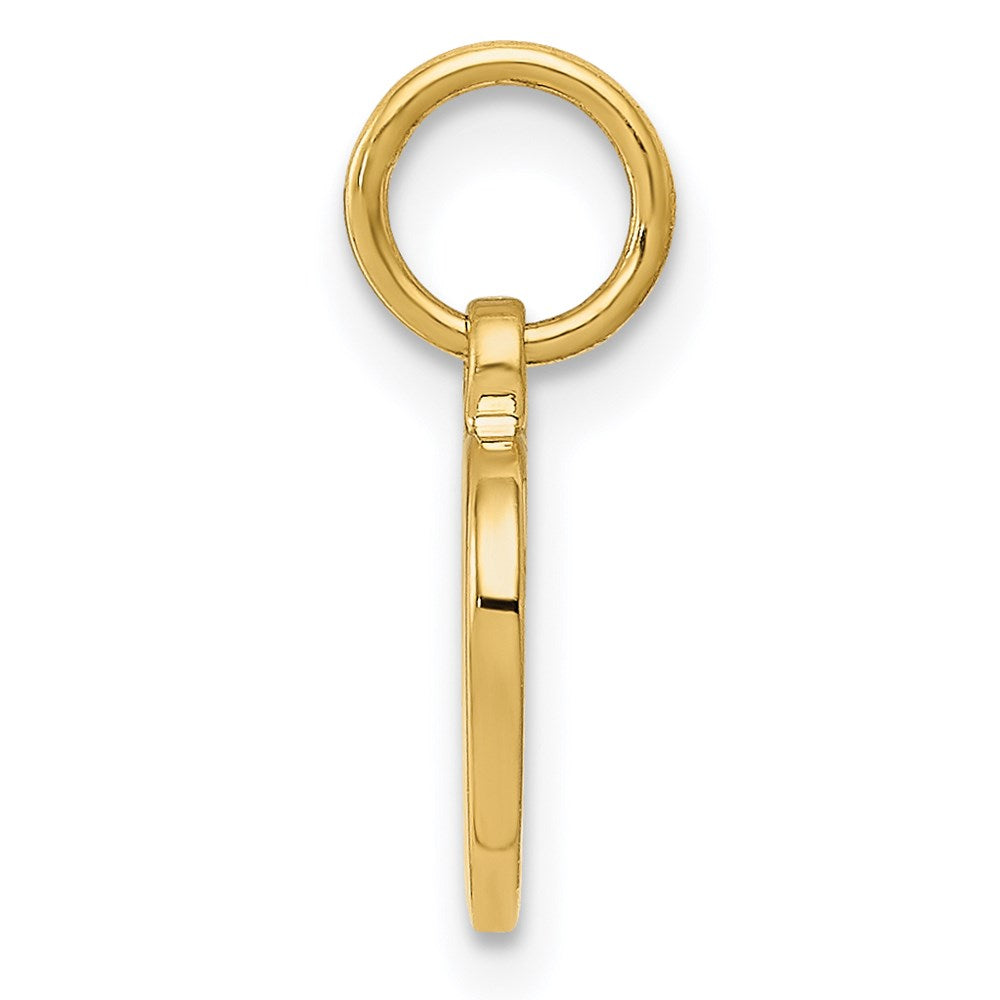 14K Polished Cut-out Heart Pendant - Product Photo