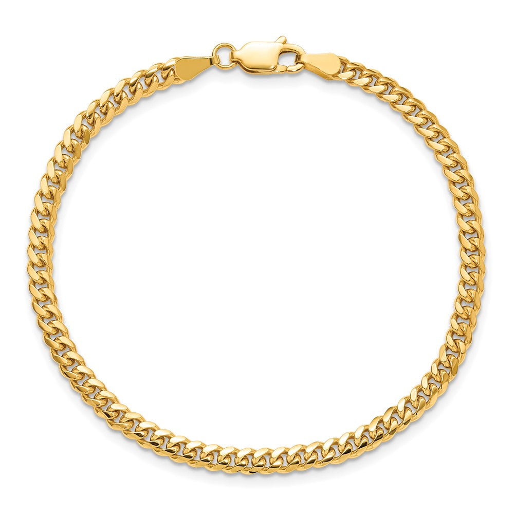 14k 3.5mm Solid Miami Cuban Chain - Product Photo