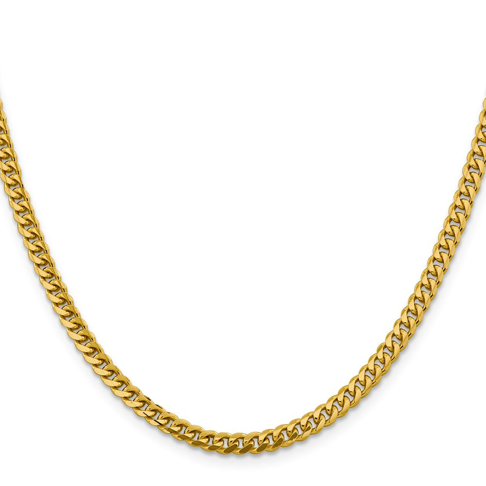 14k 4.25mm Solid Miami Cuban Chain - Product Photo