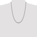 14k White Gold 4.25mm Solid Miami Cuban Chain - Product Photo