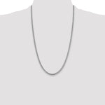 14k White Gold 4.25mm Solid Miami Cuban Chain - Product Photo