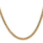 14k 4.3mm Solid Miami Cuban Chain - Product Photo