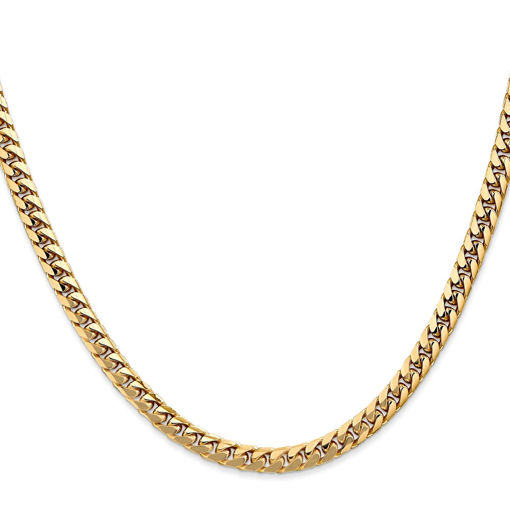 14k 4.3mm Solid Miami Cuban Chain - Product Photo