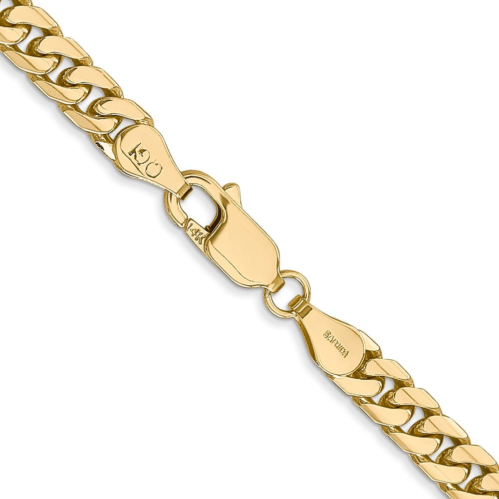 14k 4.3mm Solid Miami Cuban Chain - Product Photo