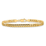 14k 4.3mm Solid Miami Cuban Chain - Product Photo